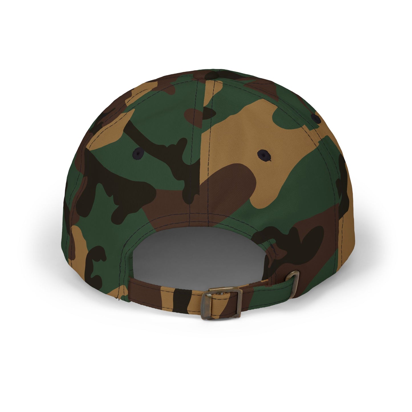 Hat - Classic Dad Cap American Flag with Police Blue Stripe and Badge