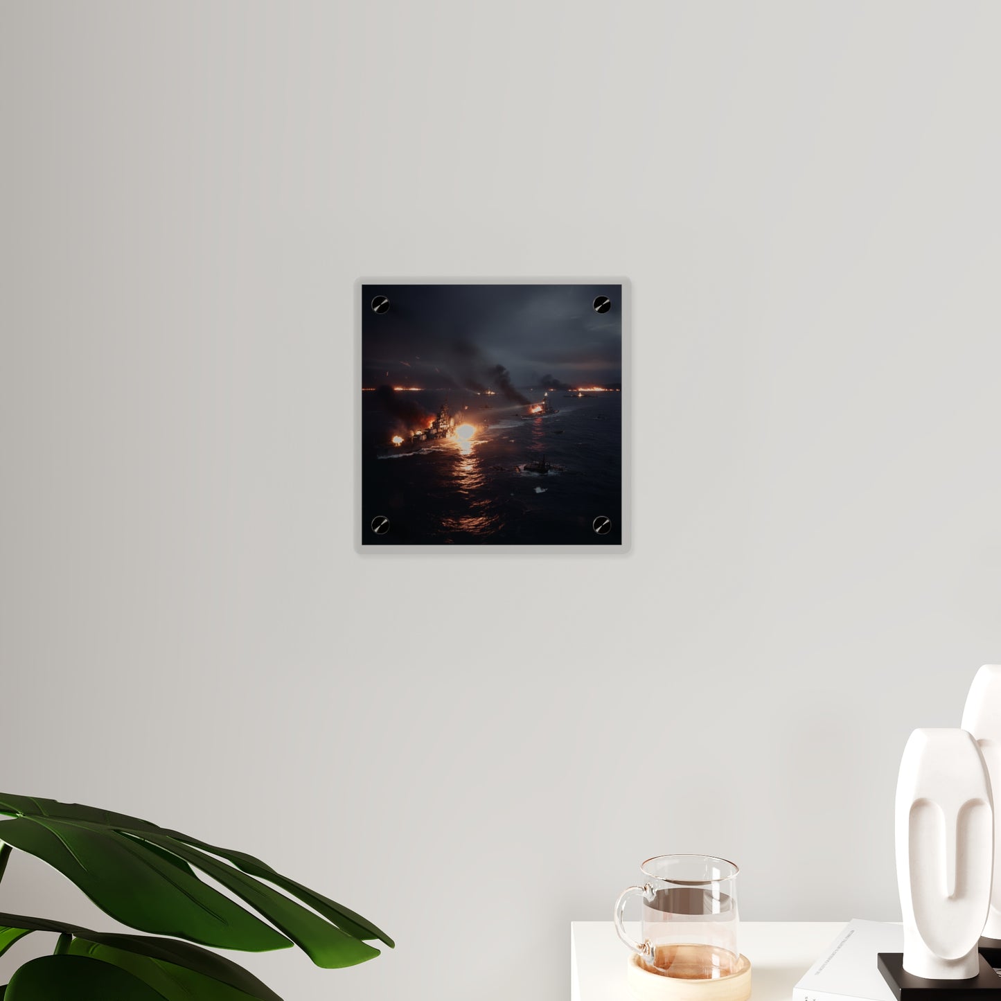 Acrylic Wall Art Panel - WWII Suda Straights Battle
