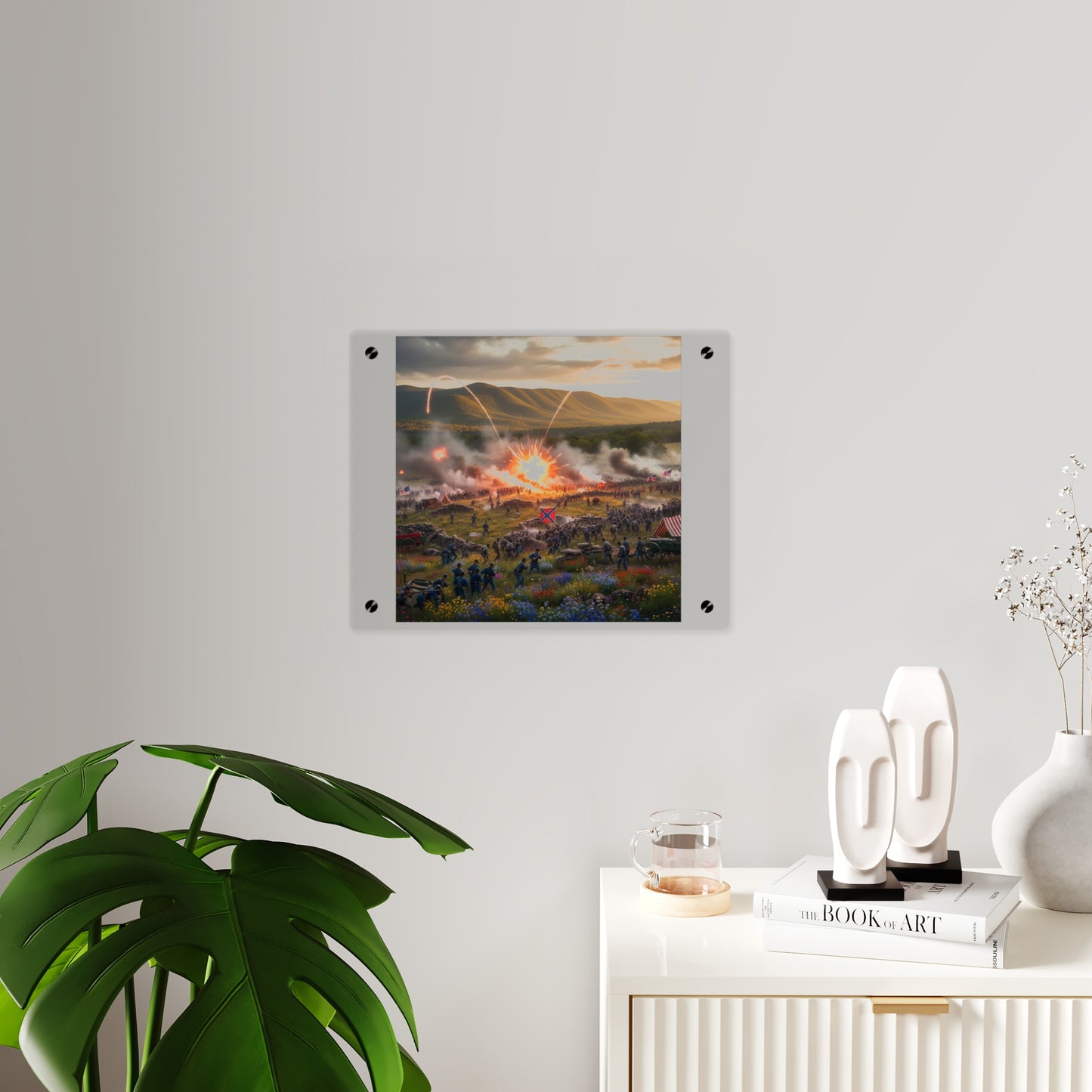 Acrylic Wall Art Panel - US Civil War Battle - Battle of Kennesaw Mountain Georgia