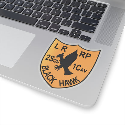 Kiss-Cut Stickers - Army - 2nd Squadron, 1st Cav Regt  LRRP - Black Hawk