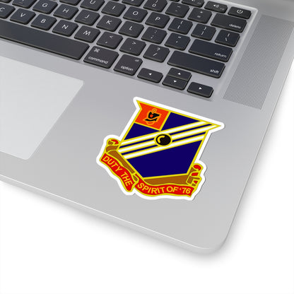 Kiss-Cut Stickers -  Army - 76th Field Artillery Regiment wo Txt X 300