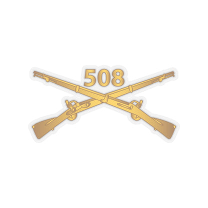 Kiss-Cut Stickers - Army -  508th Infantry Regiment Branch wo Txt X 300