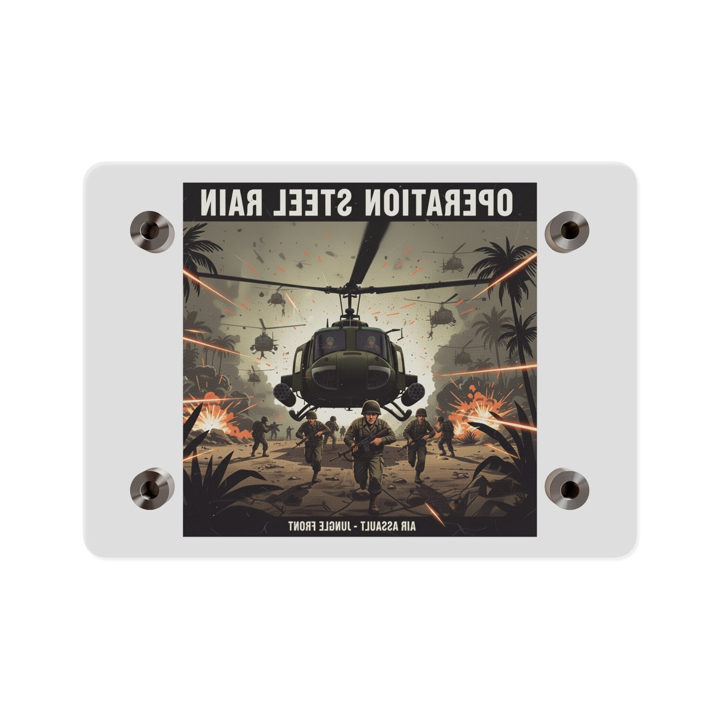Acrylic Wall Art Panel - Air Assault - Vietnam - Operation Steel Rain