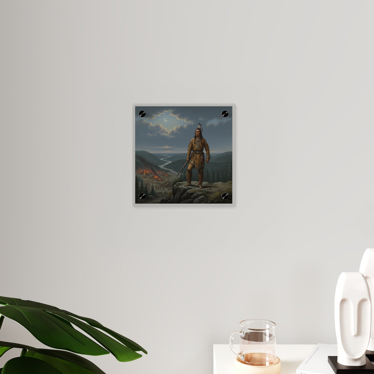 Acrylic Wall Art Panel - The Last Mohican