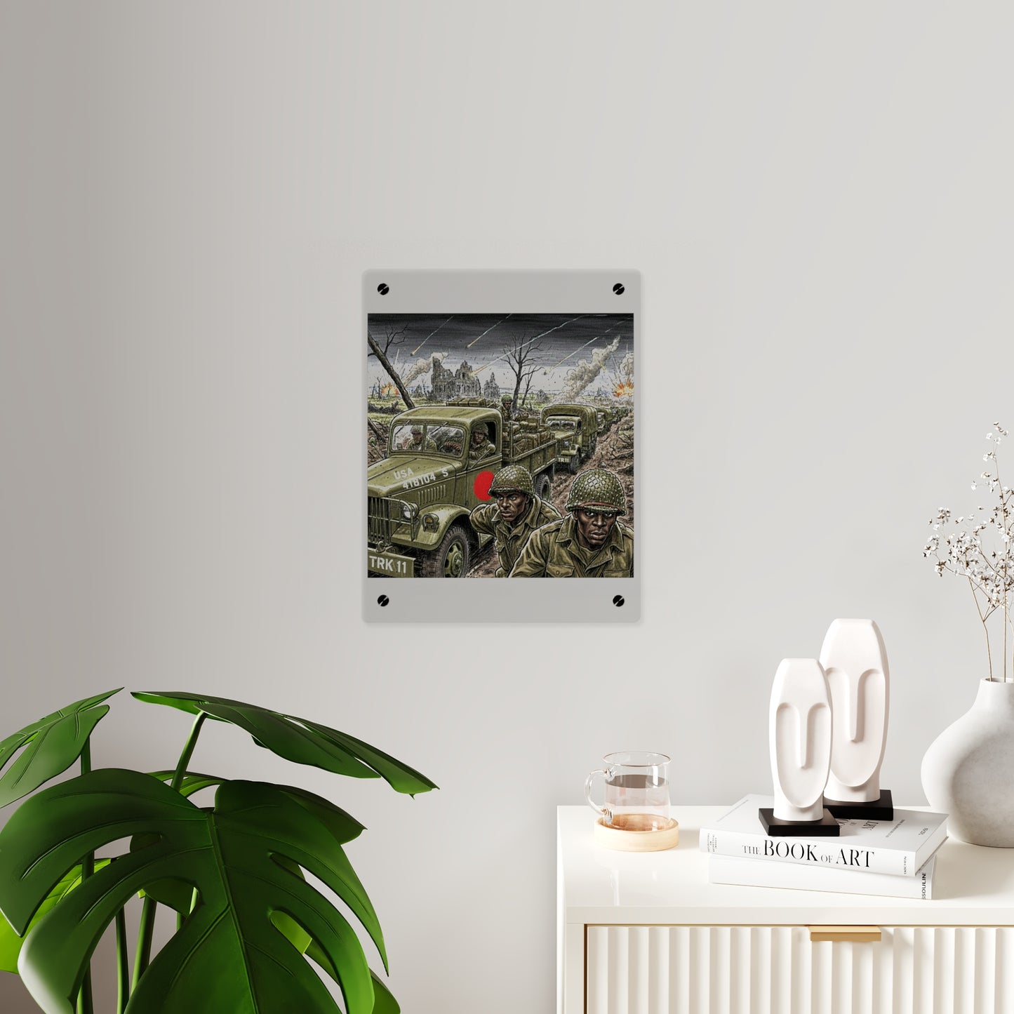 Acrylic Wall Art Panel - RedBall Express w RB
