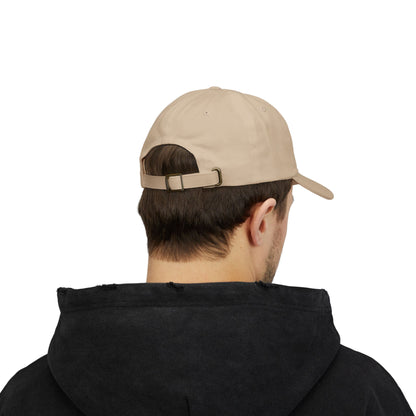 Hat - Classic Dad Cap American Flag with Police Blue Stripe and Badge