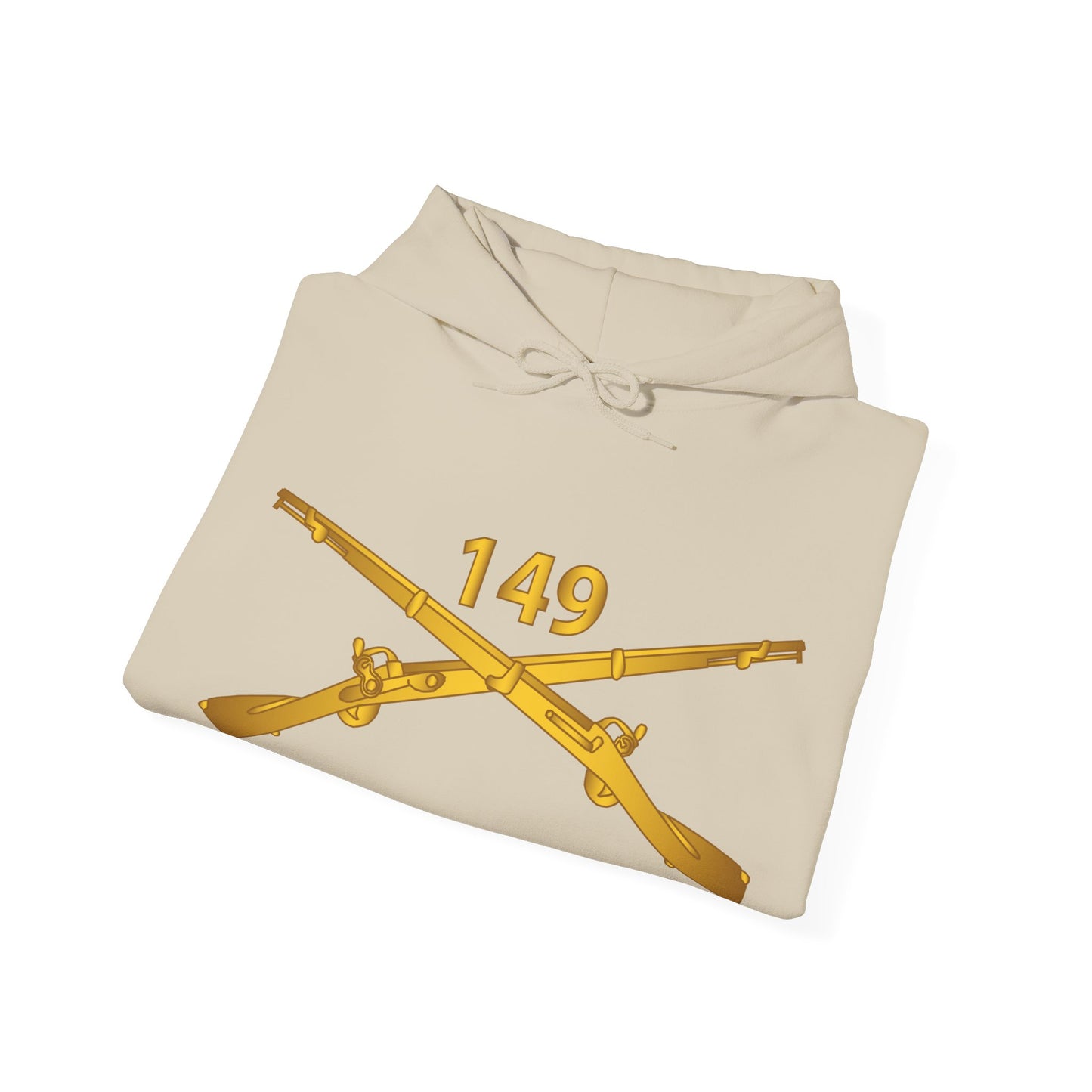 Unisex Heavy Blend™ Hooded Sweatshirt - Army -  149th Infantry Regiment - Branch wo Txt X 300