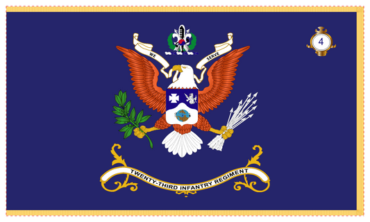 Rectangle Flags - 4th Battalion, 23rd Infantry Regiment