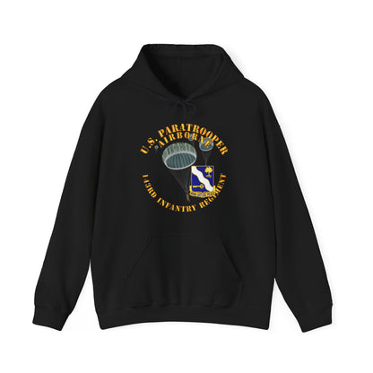 Unisex Heavy Blend™ Hooded Sweatshirt - Army - US Paratrooper - 143rd Infantry Regiment X 300