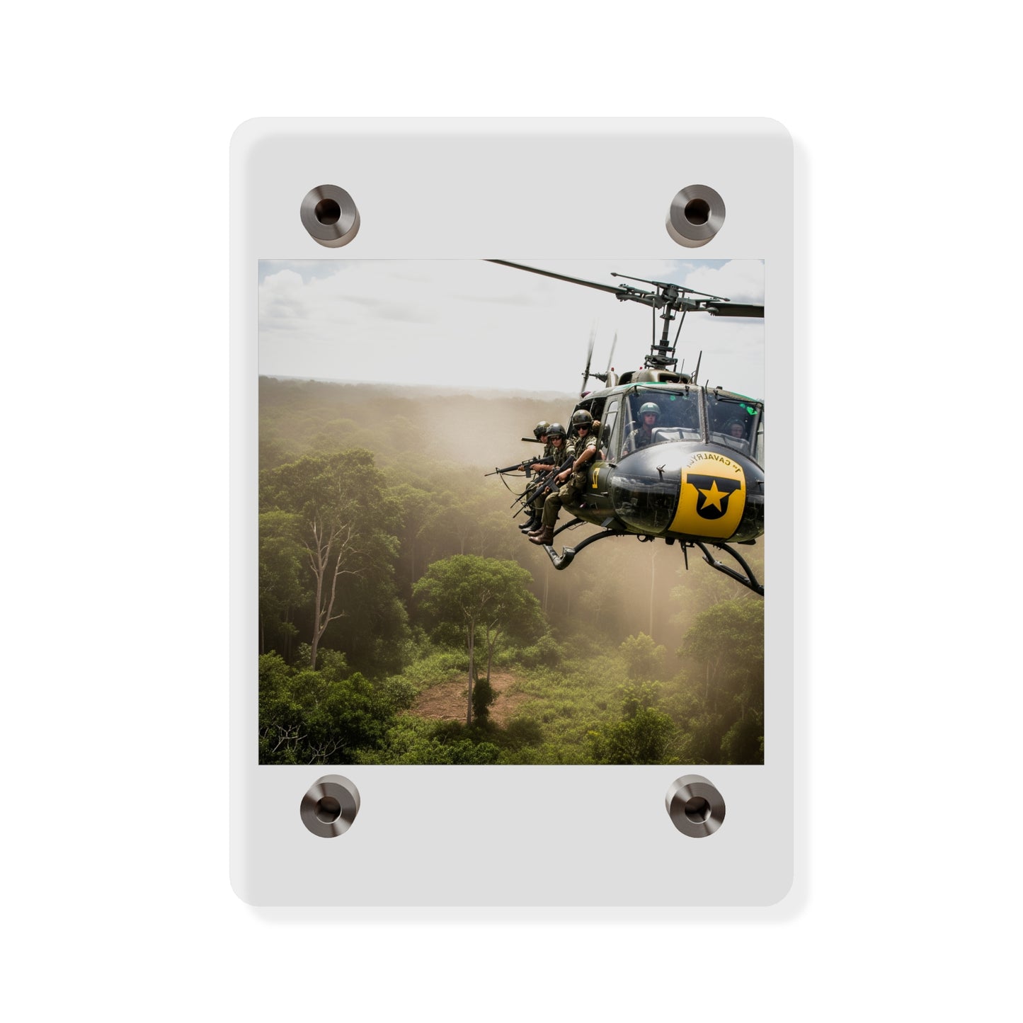 Acrylic Wall Art Panel - 1st Cavalry Division - Air Assault - Vietnam