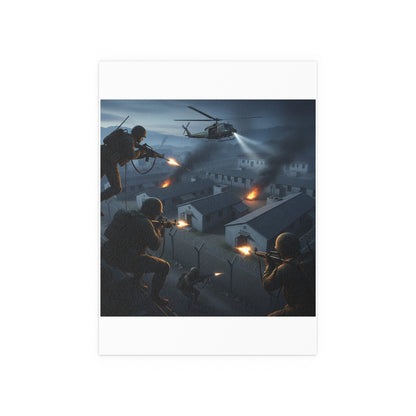 Indoor and Outdoor Silk Posters - Son Tay Rescue during the Vietnam War