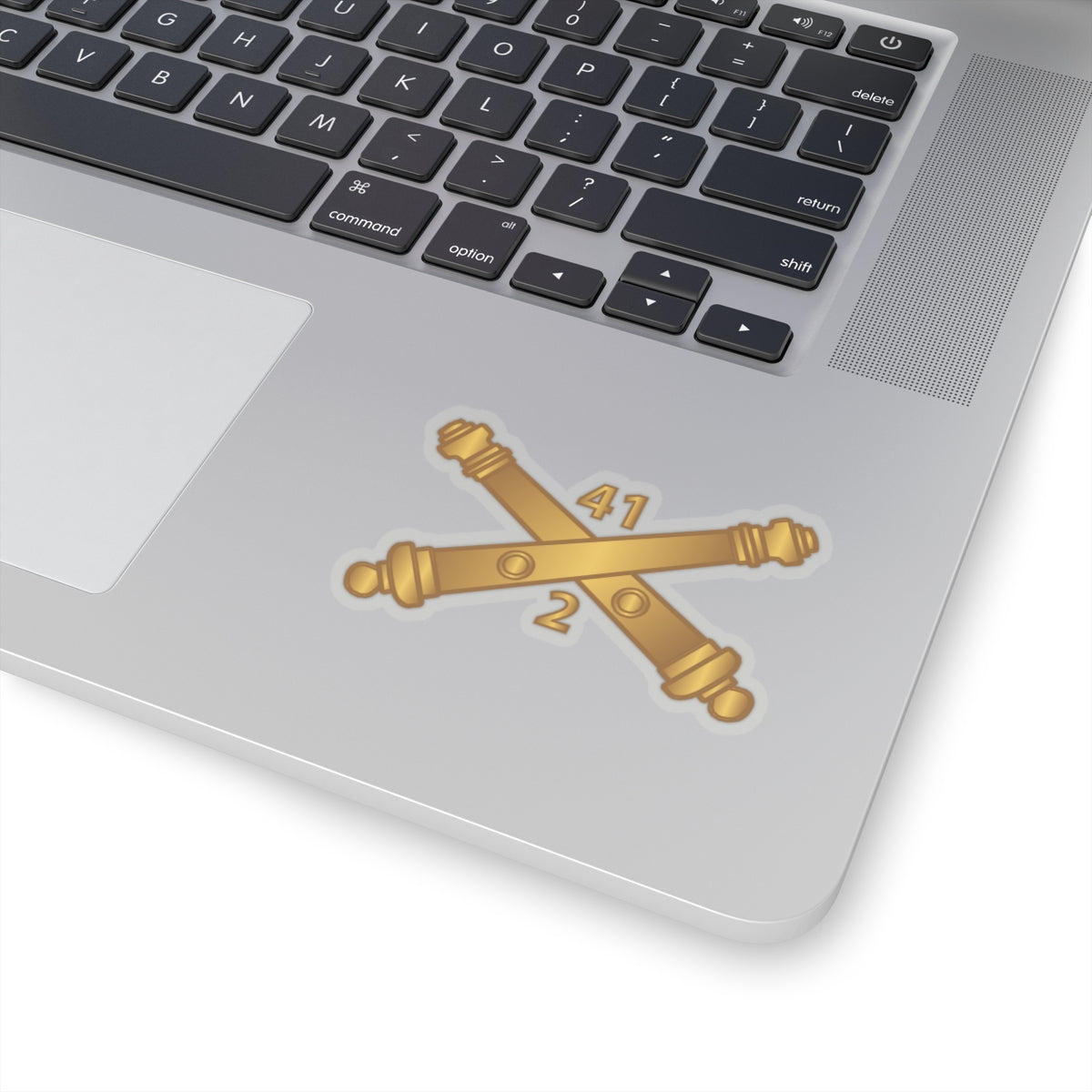 Kiss-Cut Stickers - Army - 2nd Bn 41st Artillery  w Branch X 300