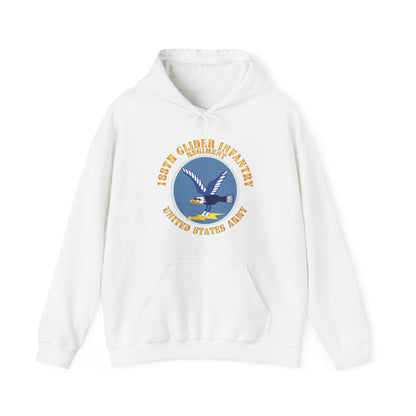 Unisex Heavy Blend™ Hooded Sweatshirt - Army  - 188th Glider Infantry Regiment - SSI X 300