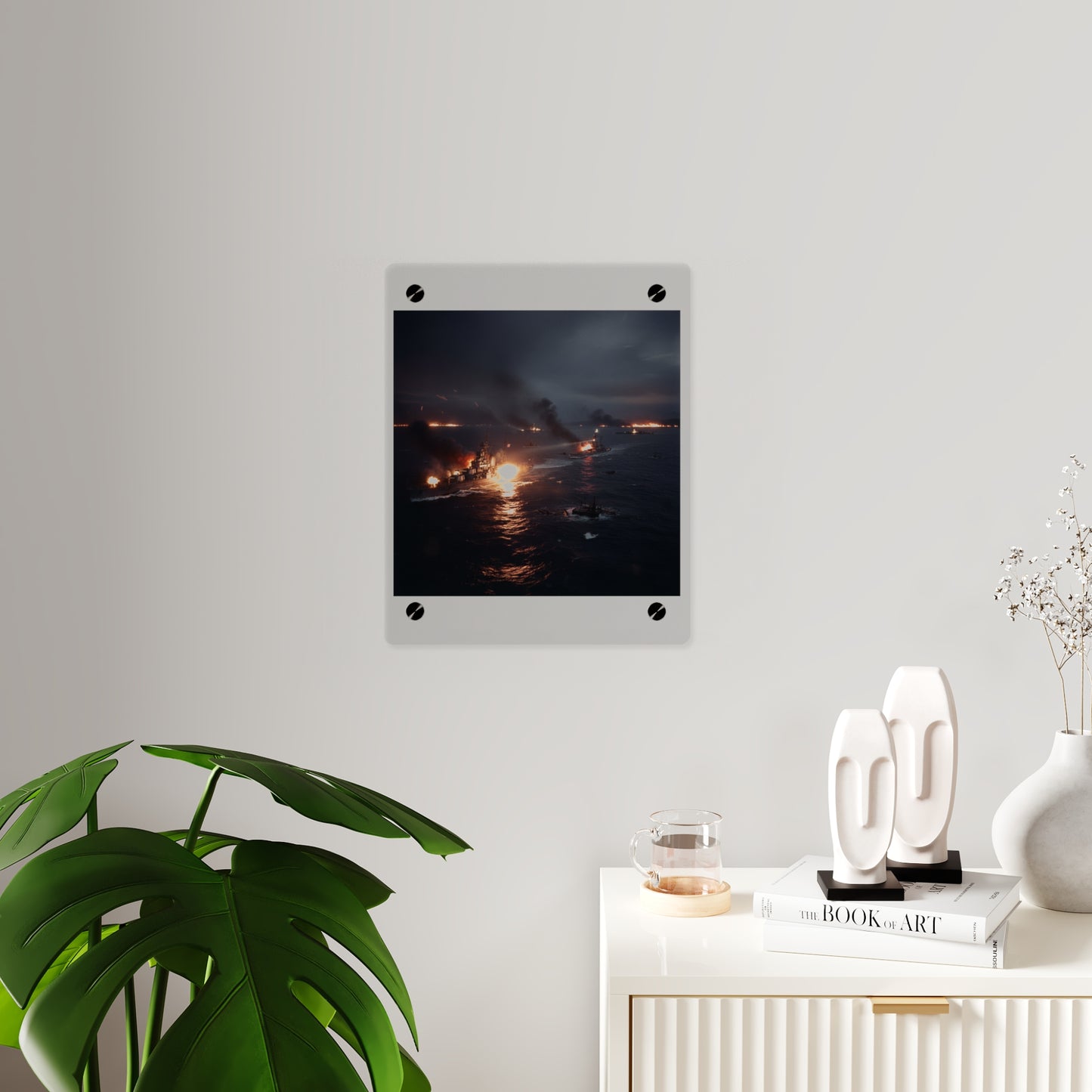 Acrylic Wall Art Panel - WWII Suda Straights Battle