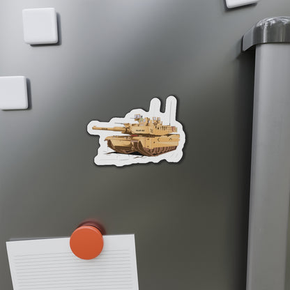 Die-Cut Magnets - M1A1 - Abrams Tank