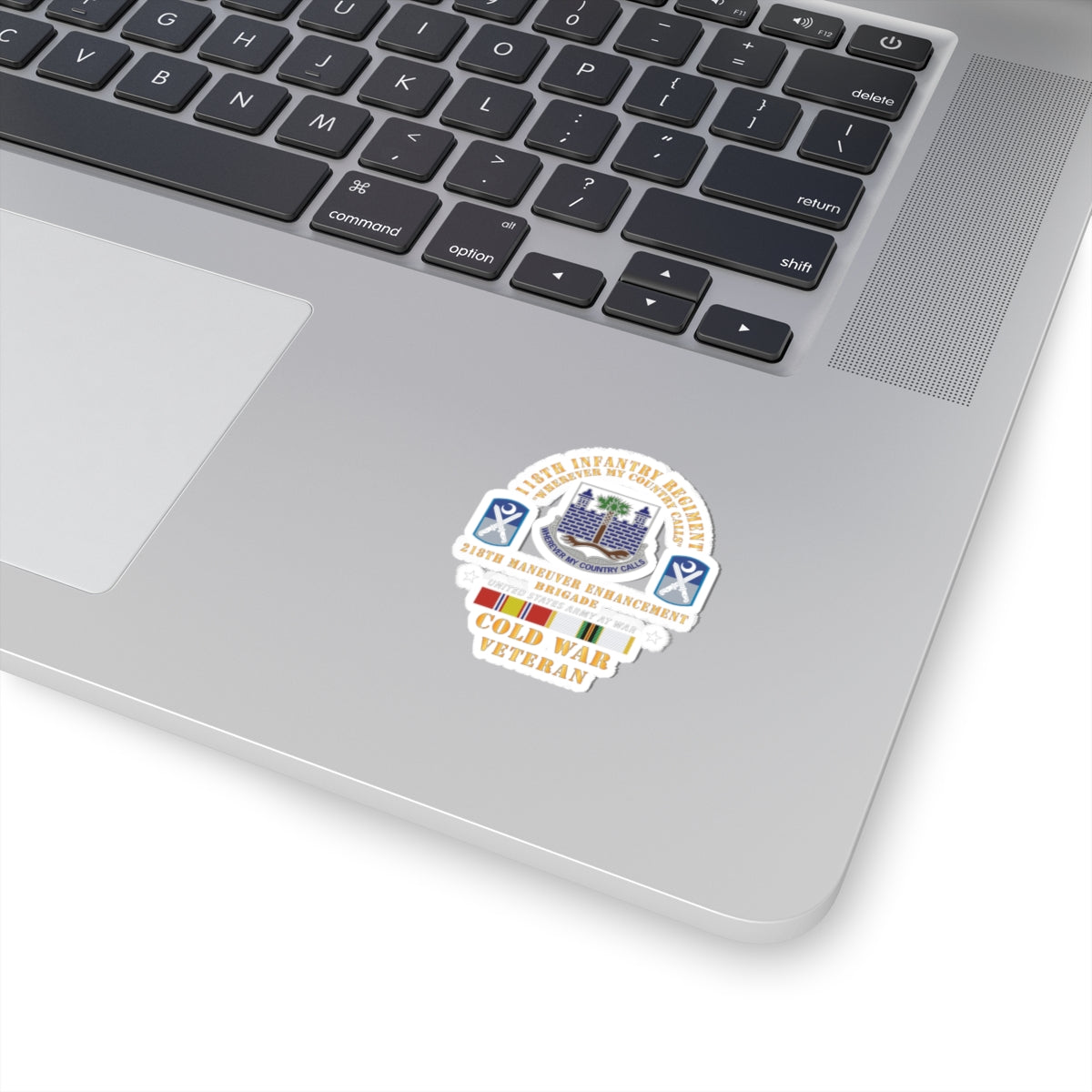 Kiss-Cut Stickers - Army -  118th Infantry Regiment - 218th Manuver Enhancment Bde (MEB) w COLD SVC