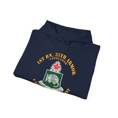 Unisex Heavy Blend™ Hooded Sweatshirt - Army - 1st Bn, 35th Armor - Conqueror - DUI - V1 X 300