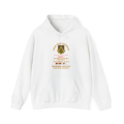 Unisex Heavy Blend™ Hooded Sweatshirt - Army - Cold War Vet -  Troop A, 240th Cavalry Regiment - Owensboro, Kentucky w COLD SVC