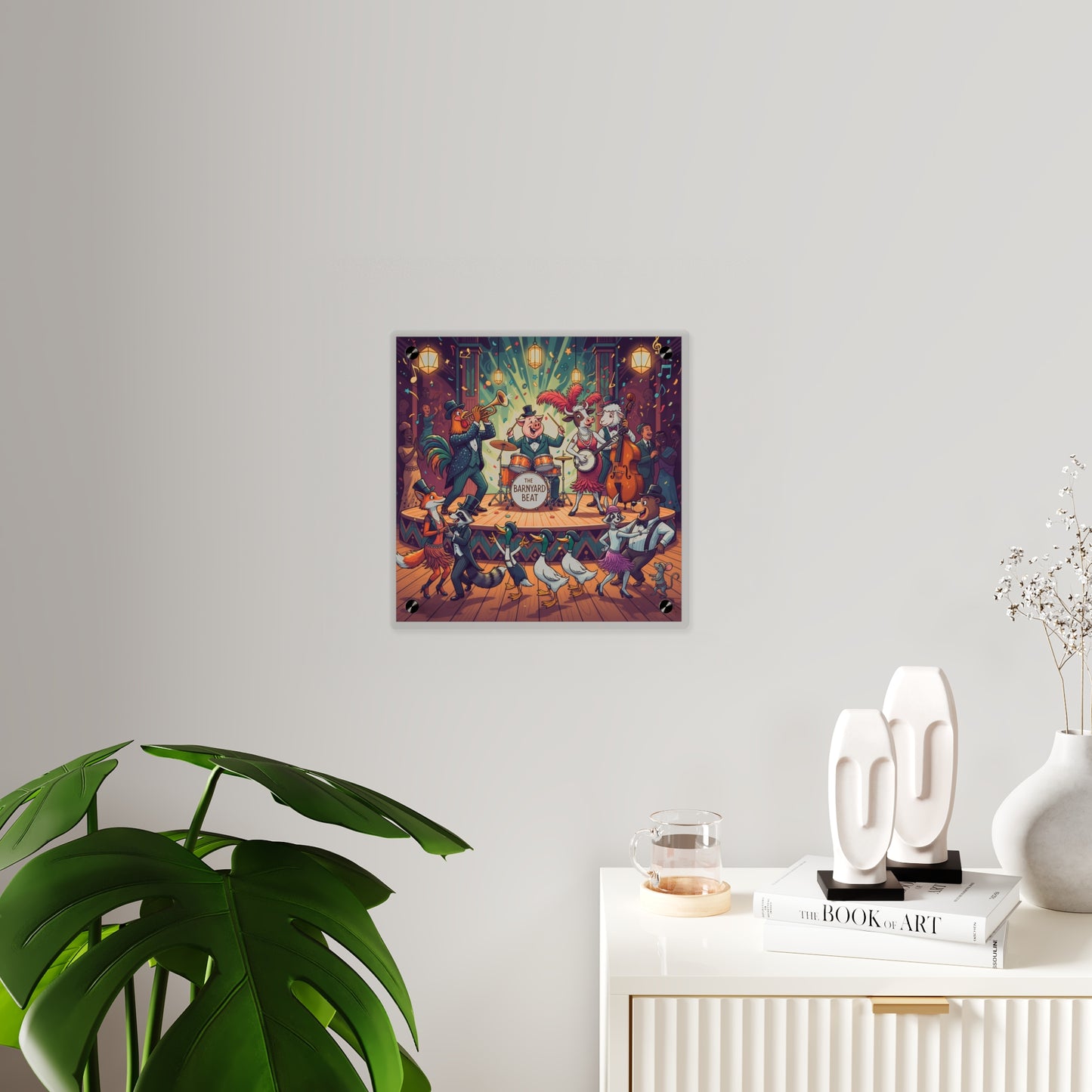 Acrylic Wall Art Panel - Farm Band Dance