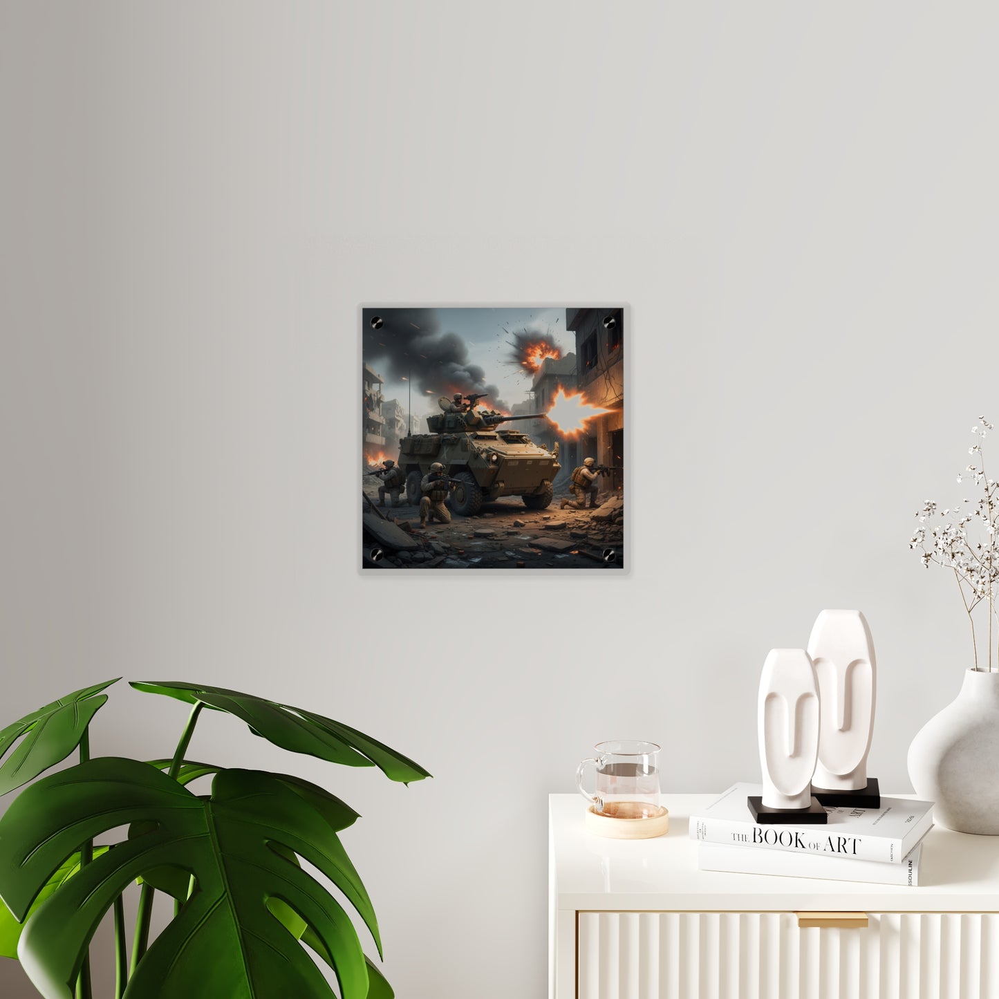Acrylic Wall Art Panel - Marine LAV in support of the 2nd Battle of Fallujah
