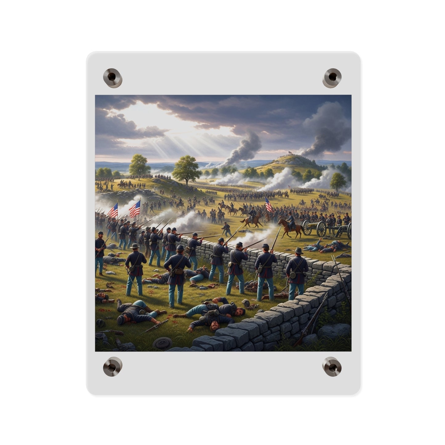 Acrylic Wall Art Panel - Battle of Gettysburg