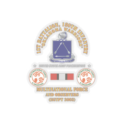 Kiss-Cut Stickers - Army - 1st Battalion, 180th Infantry Regiment -  MFO Egypt 2003 X 300