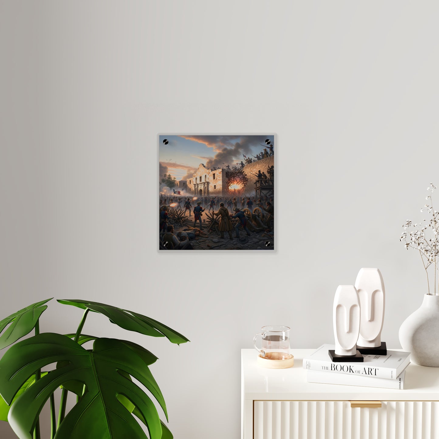 Acrylic Wall Art Panel - Battle of the Alamo