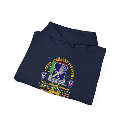 Unisex Heavy Blend™ Hooded Sweatshirt - Army - 188th Airborne Infantry - The Philippines - WWII w PAC SVC X 300
