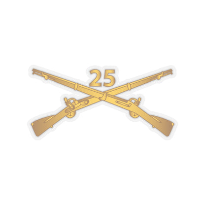 Kiss-Cut Stickers - Army - 25th Infantry Regiment Branch wo Txt