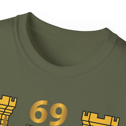 Unisex Ultra Cotton Tee - Army - 69th Engineer Battalion - ENG Branch - Vietnam Veteran X 300