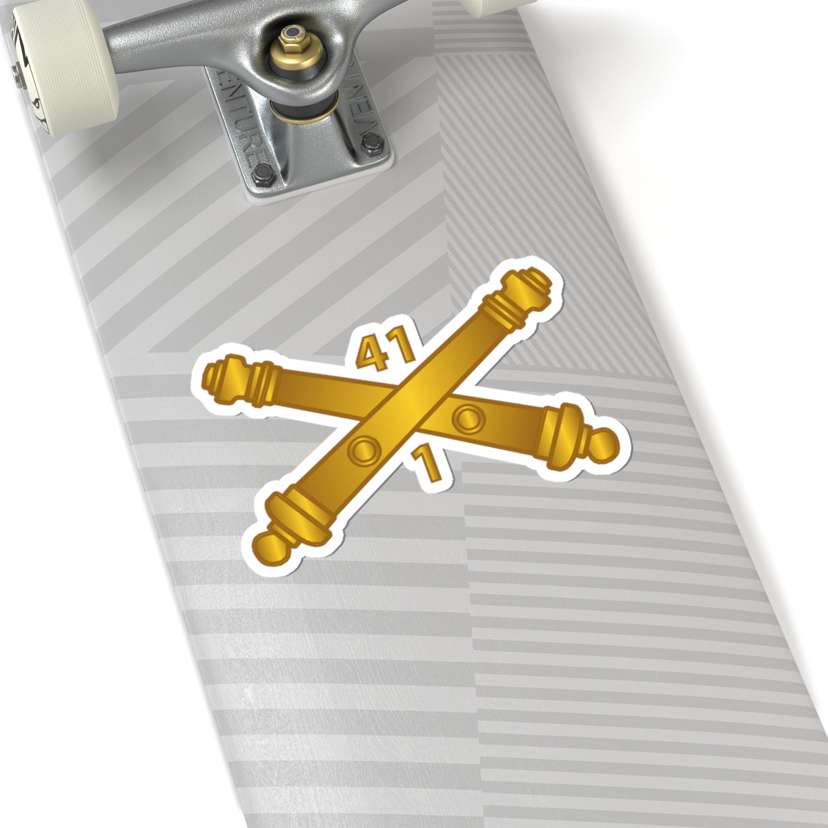 Kiss-Cut Stickers - Army - 1st Bn 41st Artillery  w Branch X 300