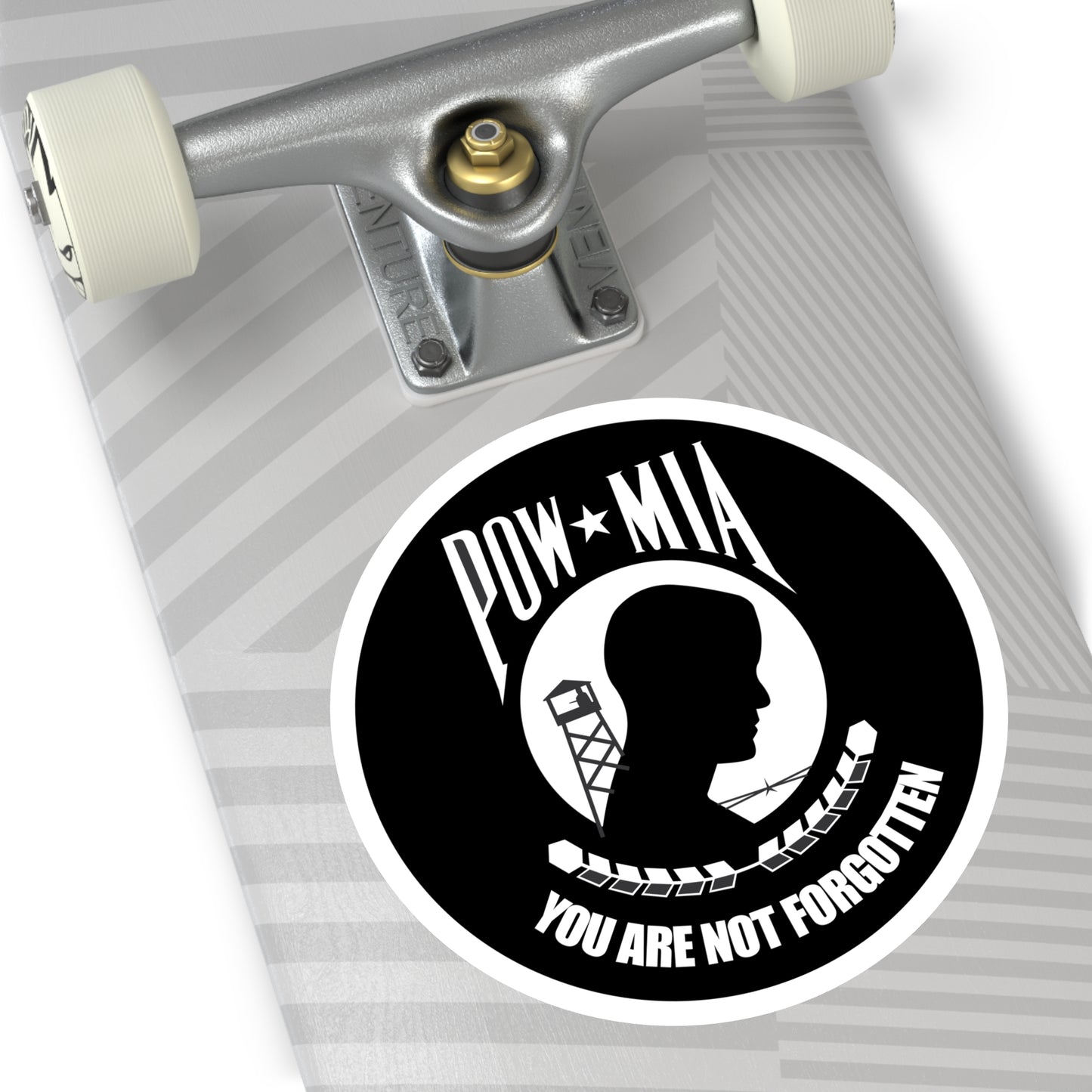 Round Stickers, Indoor\Outdoor POW/MIA Stickers - You Are Not Forgotten!