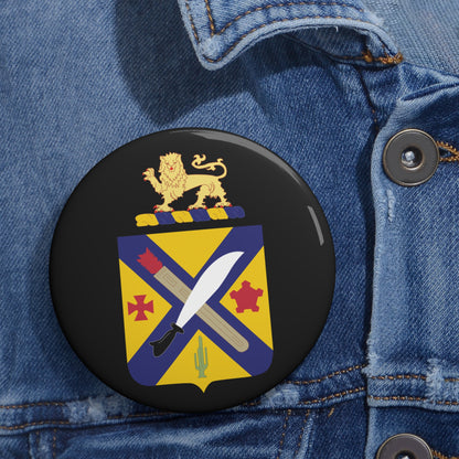 Custom Pin Buttons - COA - 2nd Infantry Regiment