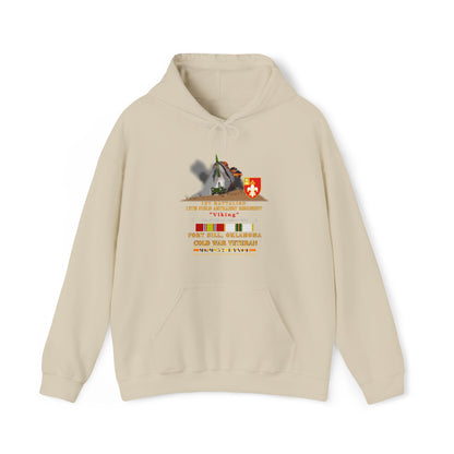 Unisex Heavy Blend™ Hooded Sweatshirt - Army -  1st Bn, 12th FAR, Ft Sill, OK, MGM 52 - Lance - COLD X 300