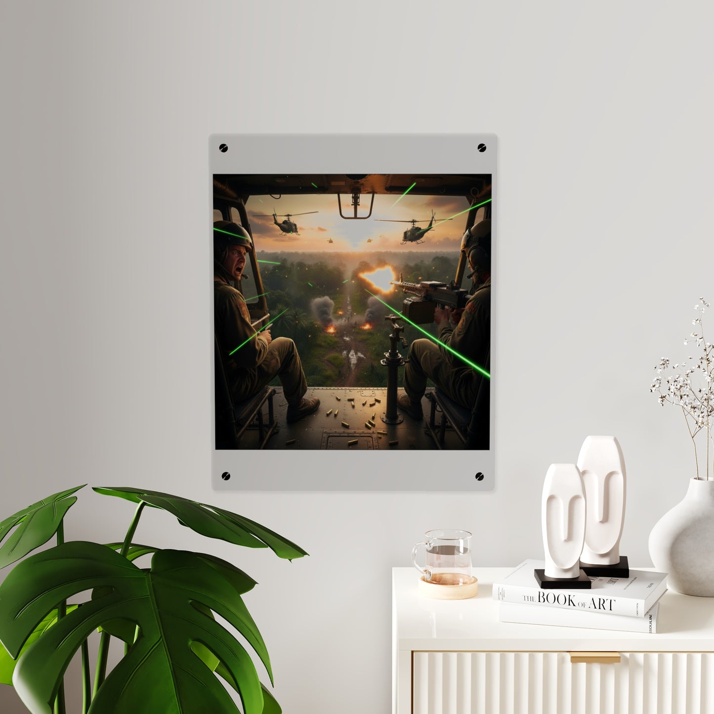 Acrylic Wall Art Panel - VIetnam Hot LZ from Side Door