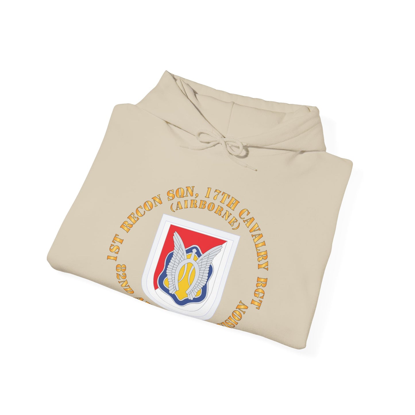 Unisex Heavy Blend™ Hooded Sweatshirt - Army - Flash - 1st Recon Sqn, 17th Cavalry Regiment - Airborne X 300