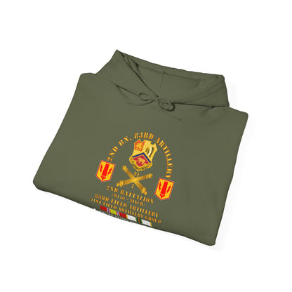 Unisex Heavy Blend™ Hooded Sweatshirt - Army - 2nd Bn 83rd Artillery - 41st FA Gp - Babenhausen Germany w COLD SVC