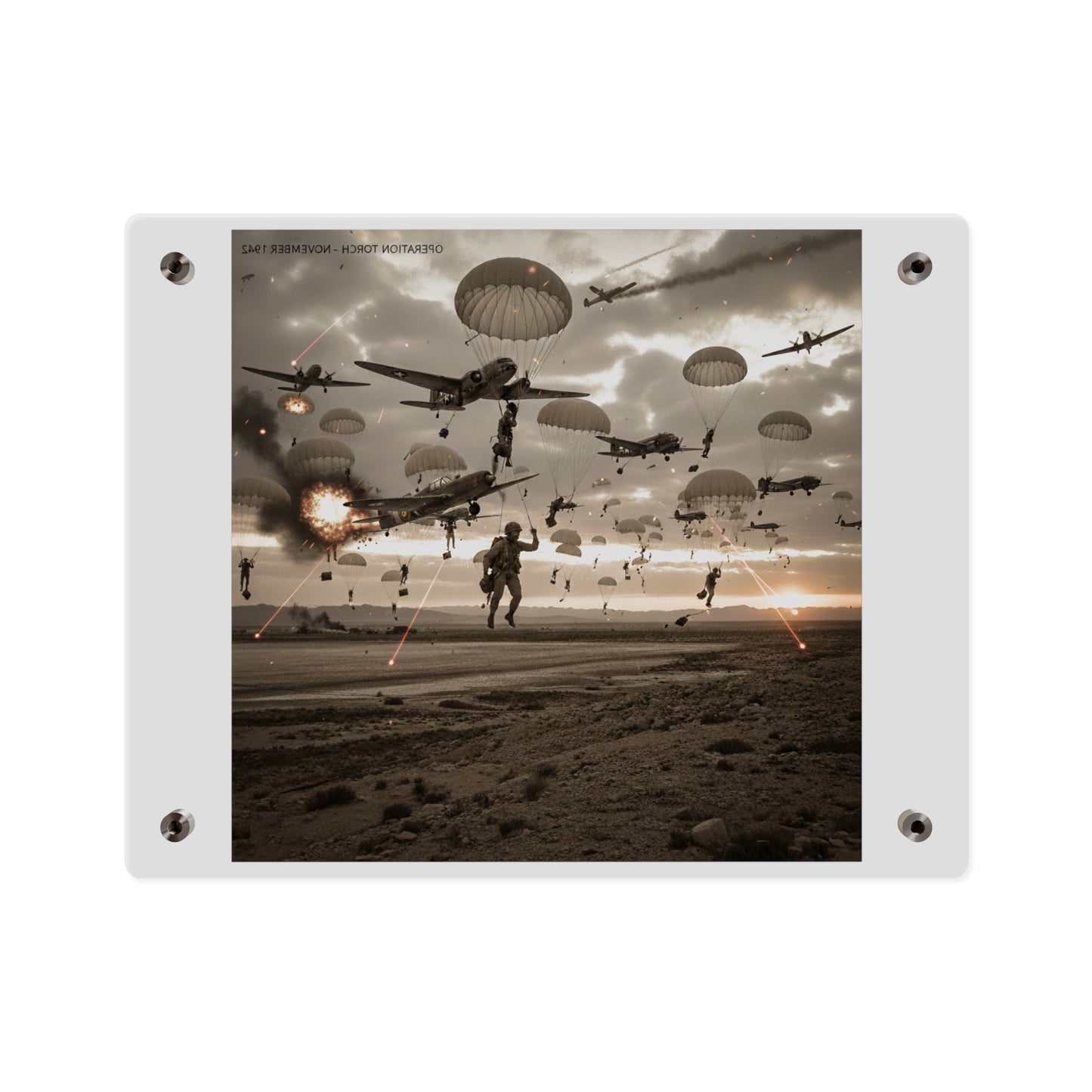 Acrylic Wall Art Panel - Operation Torch Nov 1942