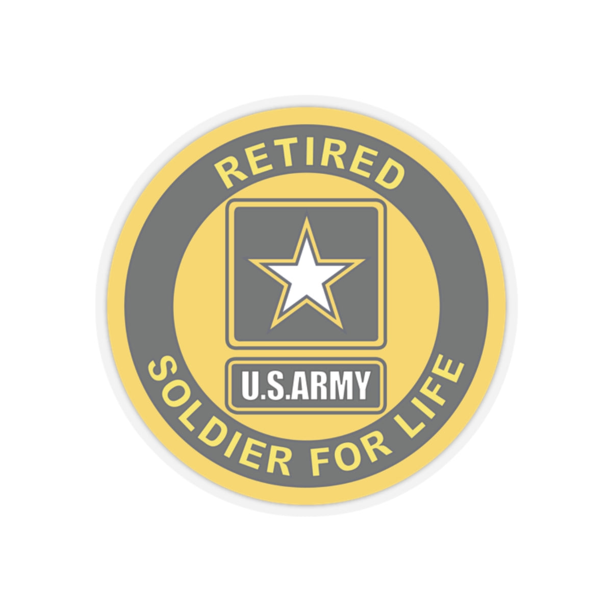 Kiss-Cut Stickers - US Army Soldier for Life