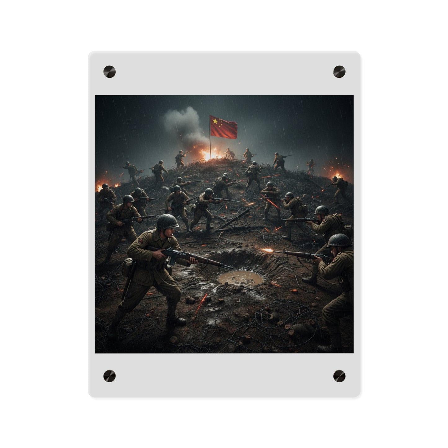 Acrylic Wall Art Panel - PorkChop Hill - Korean War