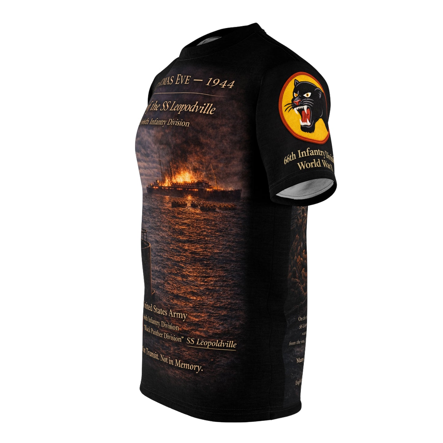 66th Infantry Division "Black Panther" Tribute Tee — Rescue at Sea