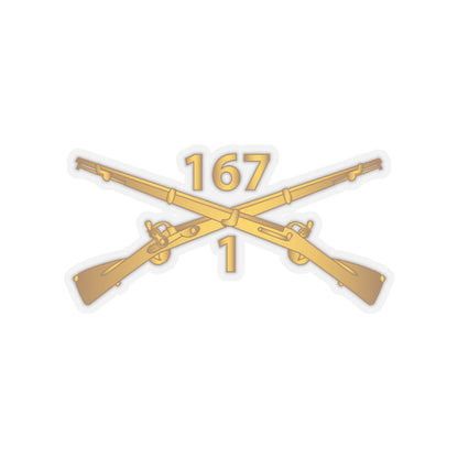Kiss-Cut Stickers - Army - 1st Bn, 167th Infantry - Inf Branch wo Txt X 300