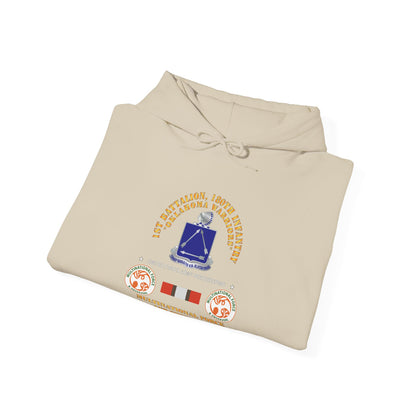 Unisex Heavy Blend™ Hooded Sweatshirt - Army - 1st Battalion, 180th Infantry Regiment -  MFO Egypt 2003 X 300