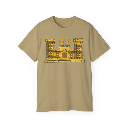 Unisex Ultra Cotton Tee - Army - 69th Engineer Battalion - ENG Branch wo Txt X 300