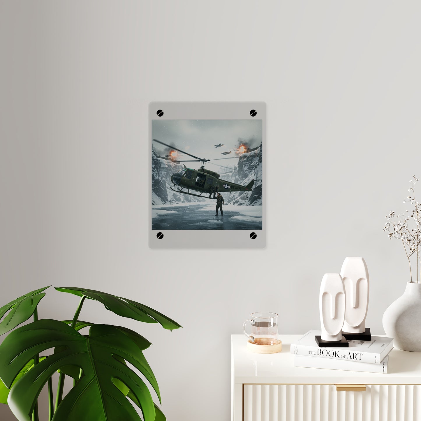Acrylic Wall Art Panel - Rescue Mission from Majon-ni and Samdong-ni attack - Korean War