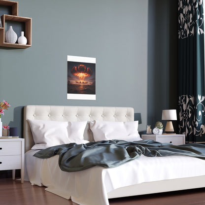 Indoor and Outdoor Silk Posters - Atomic Blast in the desert