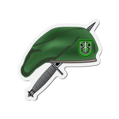 Die-Cut Magnets - 10th SFG Beret with Dagger