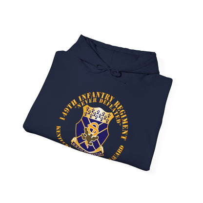 Unisex Heavy Blend™ Hooded Sweatshirt - Army -  149th Infantry Regiment - KYARNG - COA X 300