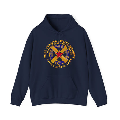 Unisex Heavy Blend™ Hooded Sweatshirt - Army - 1st Squadron, 303rd Armored Cavalry Regiment - DUI - Always Ready and Fearless - US Army X 300