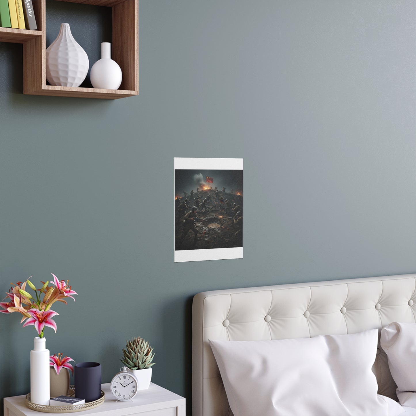 Indoor and Outdoor Silk Posters - PorkChop Hill - Korean War